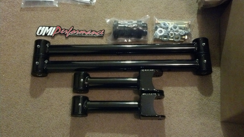 Much better than stampings with 46-year-old rubber bushings.